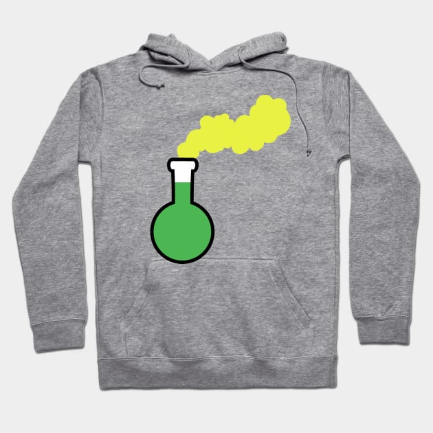 Vivid Neon Laboratory Flask Hoodie by XOOXOO